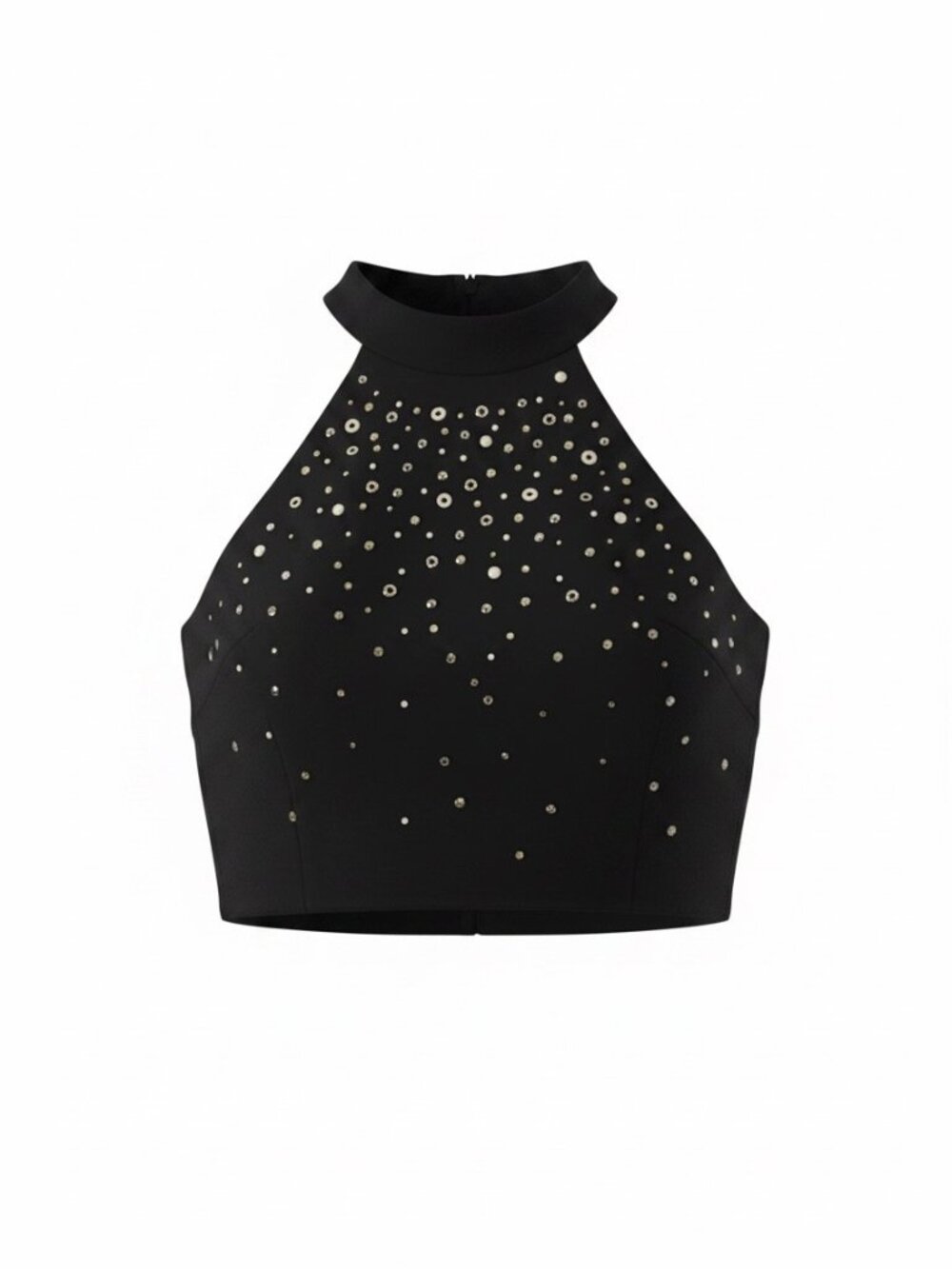 Badgley Mishka studded halter top
